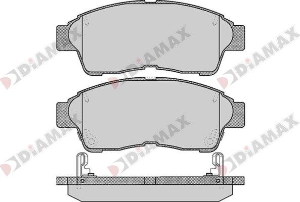 Diamax N09741 - Kit pastiglie freno, Freno a disco autozon.pro