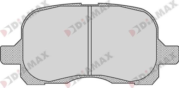 Diamax N09743 - Kit pastiglie freno, Freno a disco autozon.pro