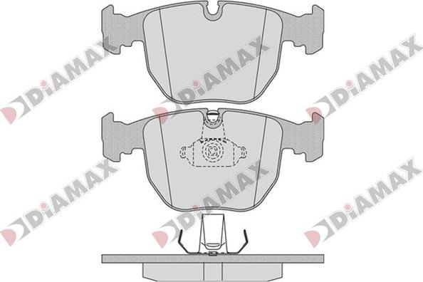 Diamax N09769 - Kit pastiglie freno, Freno a disco autozon.pro