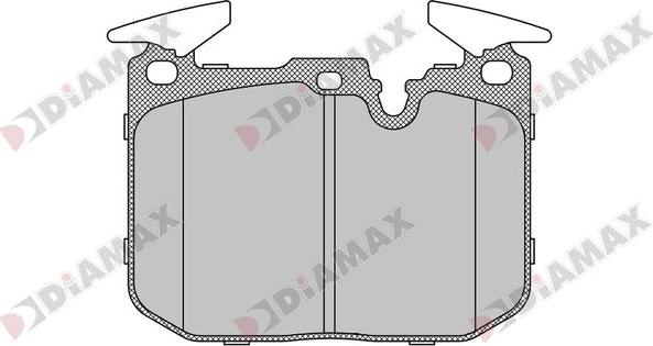 Diamax N09762 - Kit pastiglie freno, Freno a disco autozon.pro