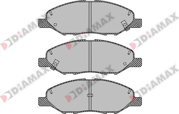 Diamax N09704 - Kit pastiglie freno, Freno a disco autozon.pro