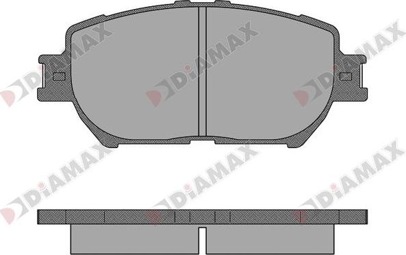 Diamax N09731 - Kit pastiglie freno, Freno a disco autozon.pro