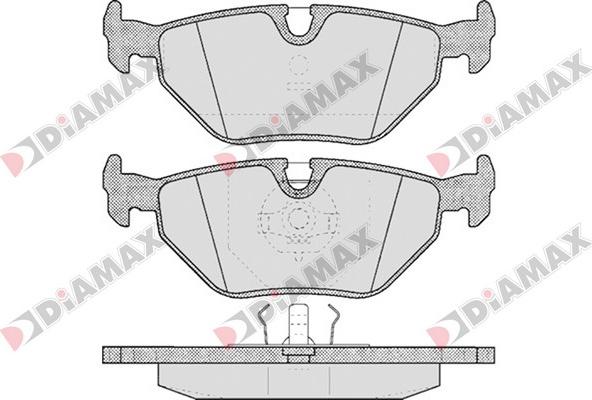 Diamax N09720 - Kit pastiglie freno, Freno a disco autozon.pro