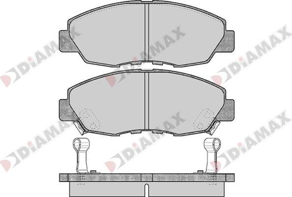 Diamax N09723 - Kit pastiglie freno, Freno a disco autozon.pro