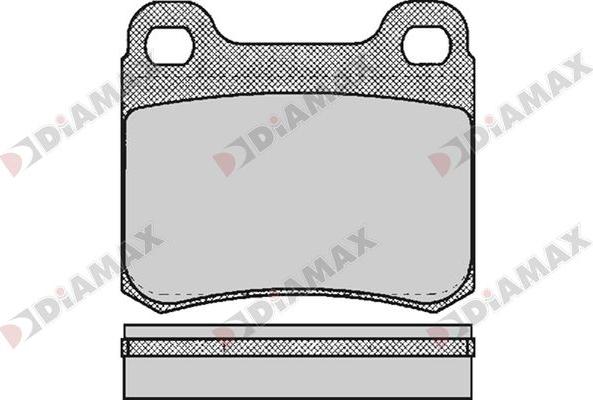 Diamax N09722 - Kit pastiglie freno, Freno a disco autozon.pro