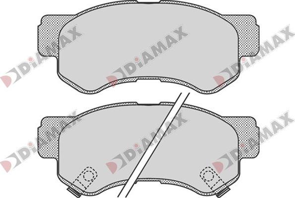 Diamax N09773 - Kit pastiglie freno, Freno a disco autozon.pro