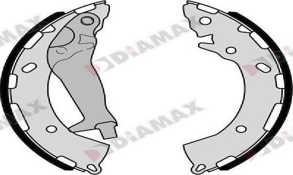 Diamax N01408 - Kit ganasce freno autozon.pro