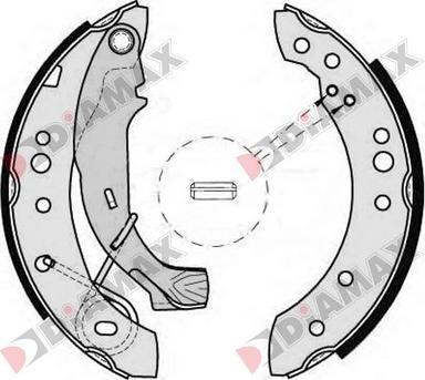 Diamax N01056 - Kit ganasce freno autozon.pro