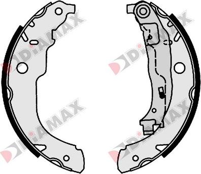 Diamax N01051 - Kit ganasce freno autozon.pro