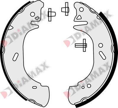 Diamax N01068 - Kit ganasce freno autozon.pro