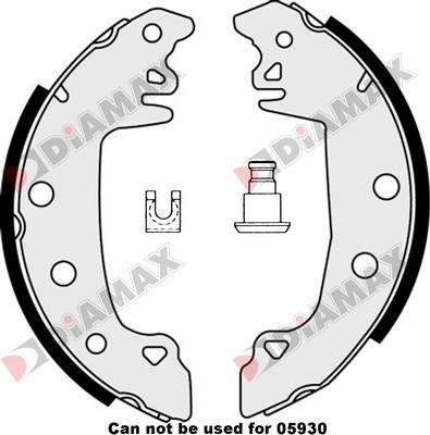 Diamax N01067 - Kit ganasce freno autozon.pro