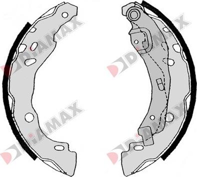 Diamax N01007 - Kit ganasce freno autozon.pro