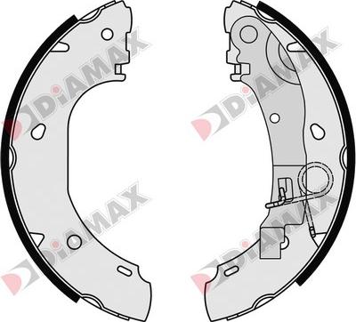 Diamax N01089 - Kit ganasce freno autozon.pro