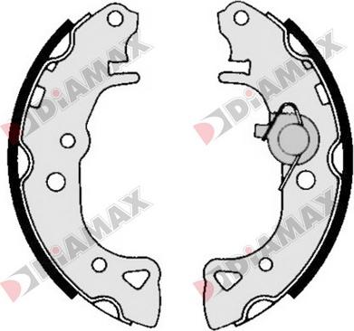 Diamax N01037 - Kit ganasce freno autozon.pro