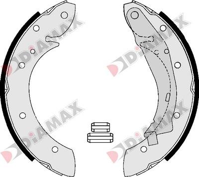 Diamax N01028 - Kit ganasce freno autozon.pro