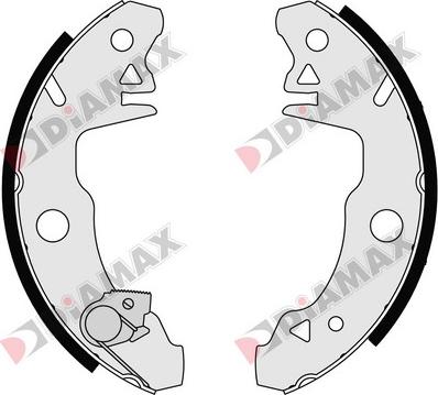 Diamax N01074 - Kit ganasce freno autozon.pro