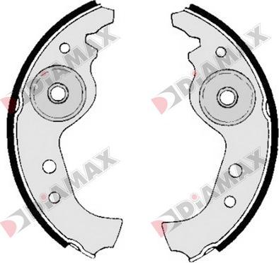 Diamax N01149 - Kit ganasce freno autozon.pro