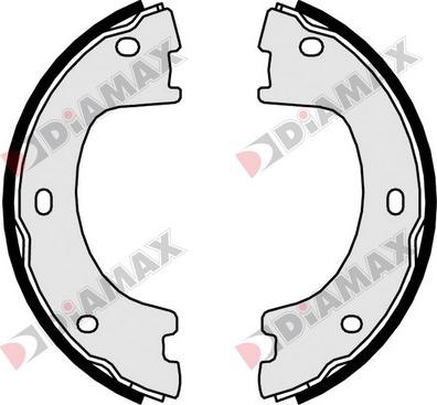 Diamax N01164 - Kit ganasce, Freno stazionamento autozon.pro