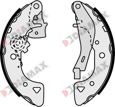 Diamax N01101 - Kit ganasce freno autozon.pro