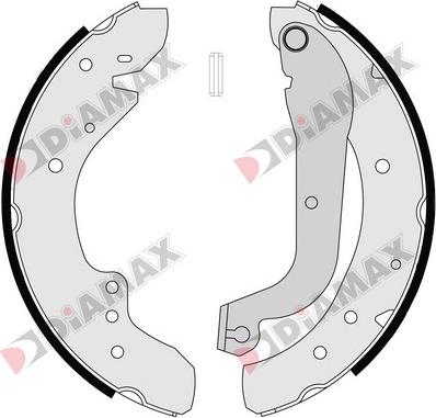 Diamax N01120 - Kit ganasce freno autozon.pro