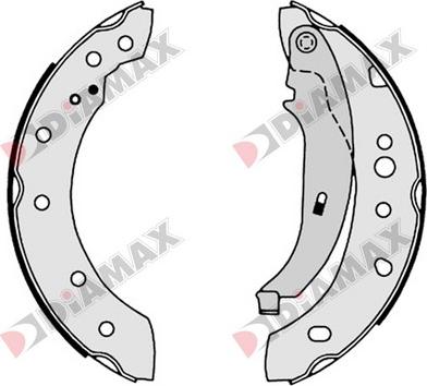 Diamax N01127 - Kit ganasce freno autozon.pro