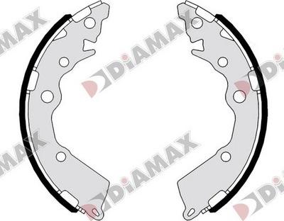 Diamax N01391 - Kit ganasce freno autozon.pro