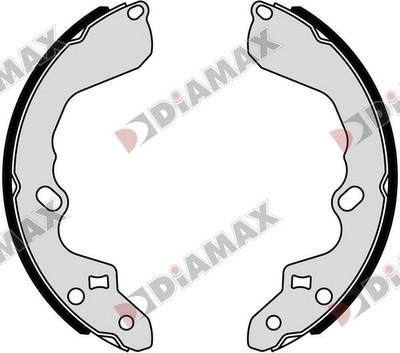 Diamax N01398 - Kit ganasce freno autozon.pro