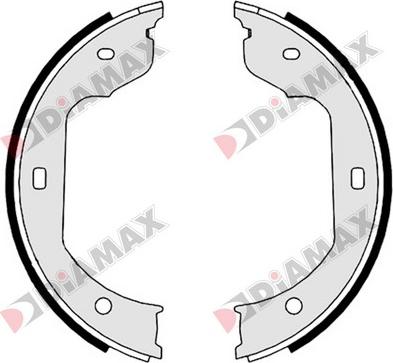 Diamax N01348 - Kit ganasce, Freno stazionamento autozon.pro