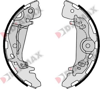 Diamax N01354 - Kit ganasce freno autozon.pro