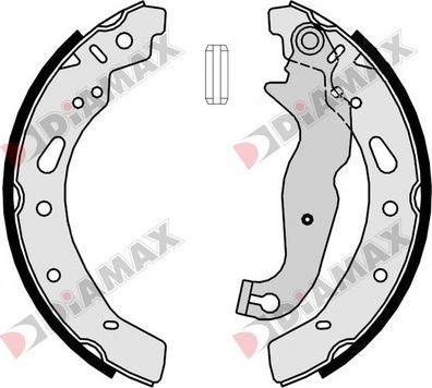 Diamax N01358 - Kit ganasce freno autozon.pro