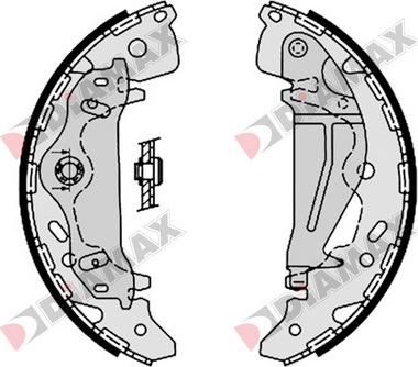 Diamax N01353 - Kit ganasce freno autozon.pro