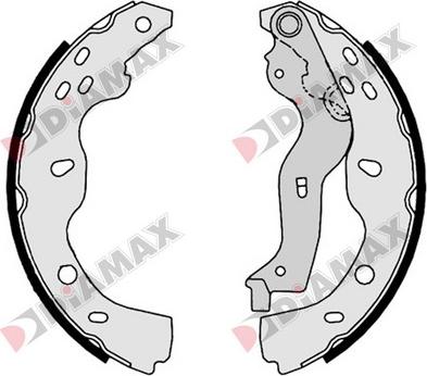 Diamax N01352 - Kit ganasce freno autozon.pro