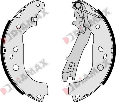 Diamax N01357 - Kit ganasce freno autozon.pro