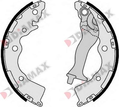 Diamax N01360 - Kit ganasce freno autozon.pro