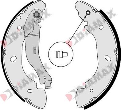 Diamax N01329 - Kit ganasce freno autozon.pro