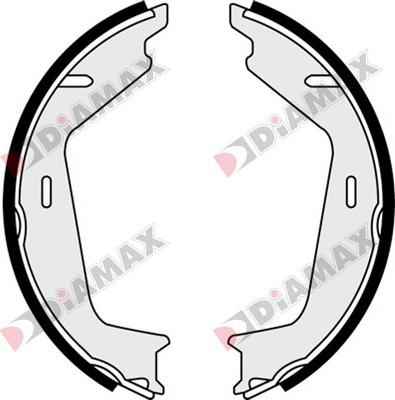 Diamax N01320 - Kit ganasce, Freno stazionamento autozon.pro