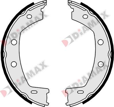 Diamax N01374 - Kit ganasce, Freno stazionamento autozon.pro