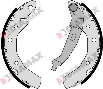 Diamax N01376 - Kit ganasce freno autozon.pro