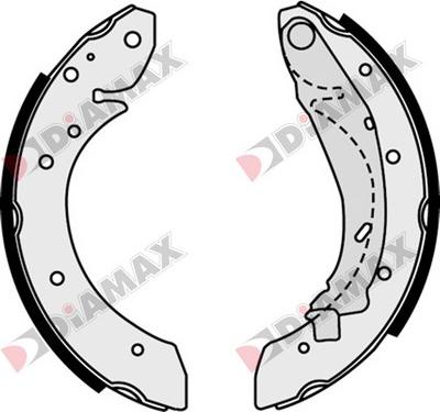 Diamax N01294 - Kit ganasce freno autozon.pro