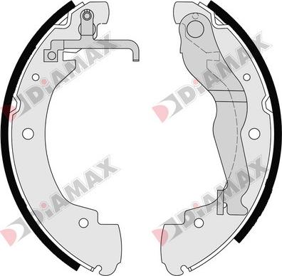 Diamax N01265 - Kit ganasce freno autozon.pro