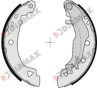 Diamax N01234 - Kit ganasce freno autozon.pro