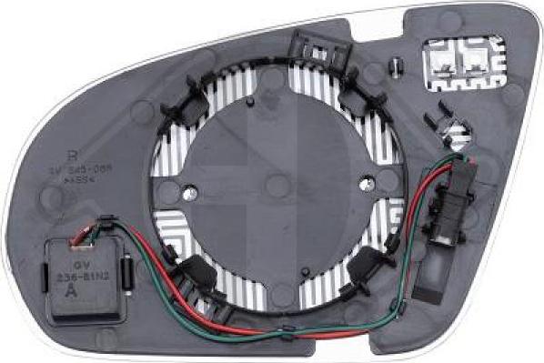 Diederichs 1673228 - Vetro specchio, Specchio esterno autozon.pro