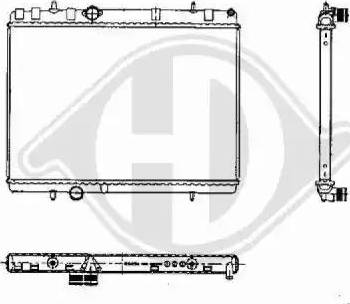 Diederichs 8424304 - Radiatore, Raffreddamento motore autozon.pro