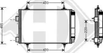 Diederichs 8423401 - Condensatore, Climatizzatore autozon.pro