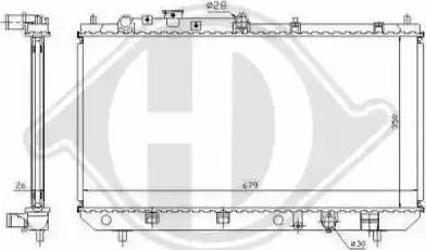 Diederichs 8561704 - Radiatore, Raffreddamento motore autozon.pro