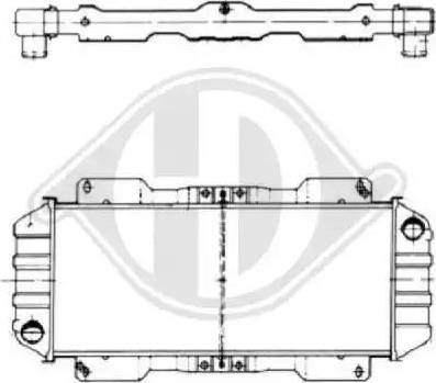 Diederichs 8501036 - Radiatore, Raffreddamento motore autozon.pro