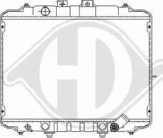 Diederichs 8588507 - Radiatore, Raffreddamento motore autozon.pro