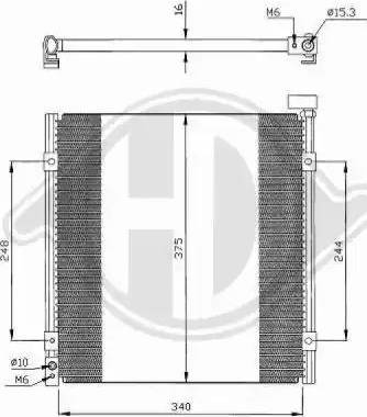 Diederichs 8520600 - Condensatore, Climatizzatore autozon.pro