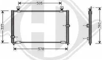 Diederichs 8521601 - Condensatore, Climatizzatore autozon.pro