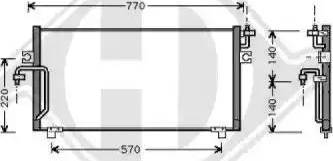 Diederichs 8605200 - Condensatore, Climatizzatore autozon.pro